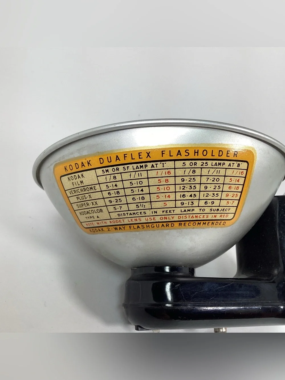 Vtg Kodak Duraflex Flasholder And Brownie Reflex Synchro Model Flasholder